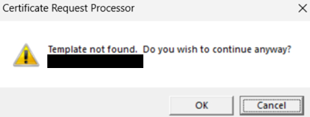 RDP-Zertifikate Windows Server 2025: Certificate Request Processor - Template not found